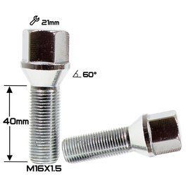 Болт колесный резьба M16x1.5 длина 40 мм ключ 21 459976 фото