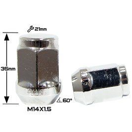 Гайка колісна, хромована, довжина 35 мм, HEX 21 459930 фото
