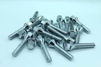Болт колісний конус 14х1.5х50мм ключ 17 хром 174195 фото